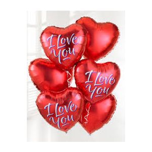 I Love You Balloon Bunch